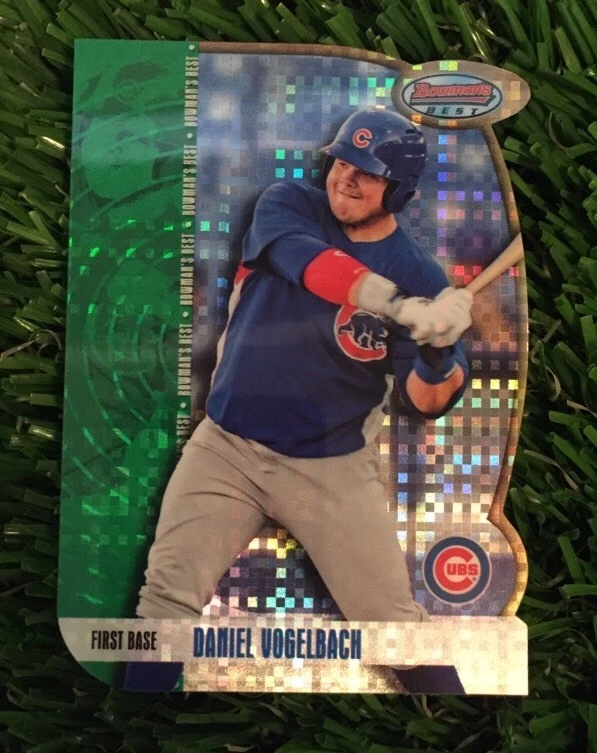 DANIEL VOGELBACH 2012 BOWMANS BEST XFRACTOR DIE-CUT #ED /25 SP
