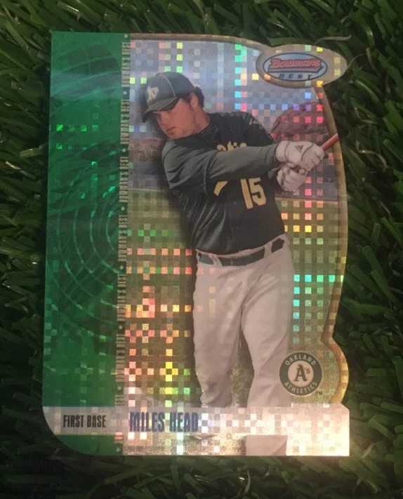 MILES HEAD 2012 BOWMANS BEST XFRACTOR DIE-CUT #ED /25 SP
