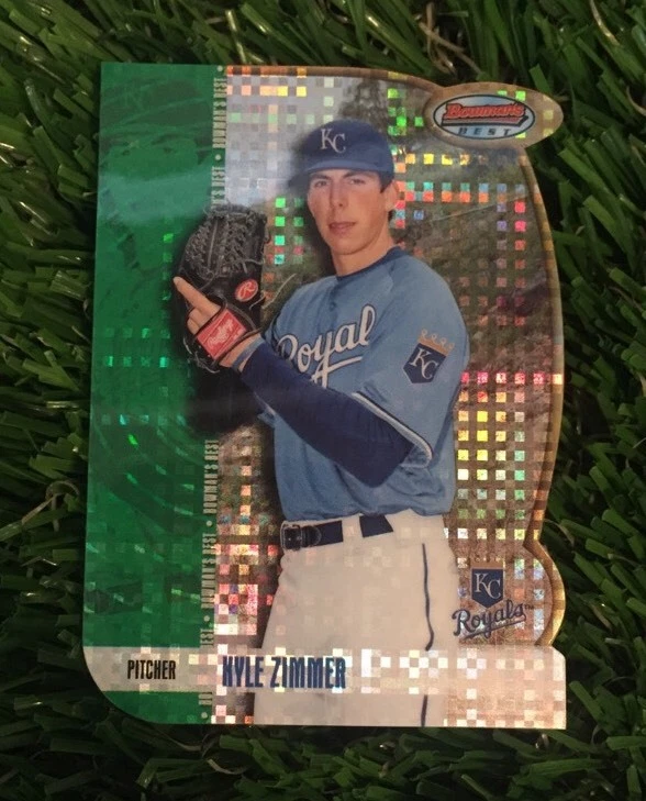 KYLE ZIMMER 2012 BOWMANS BEST XFRACTOR DIE-CUT #ED /25 SP
