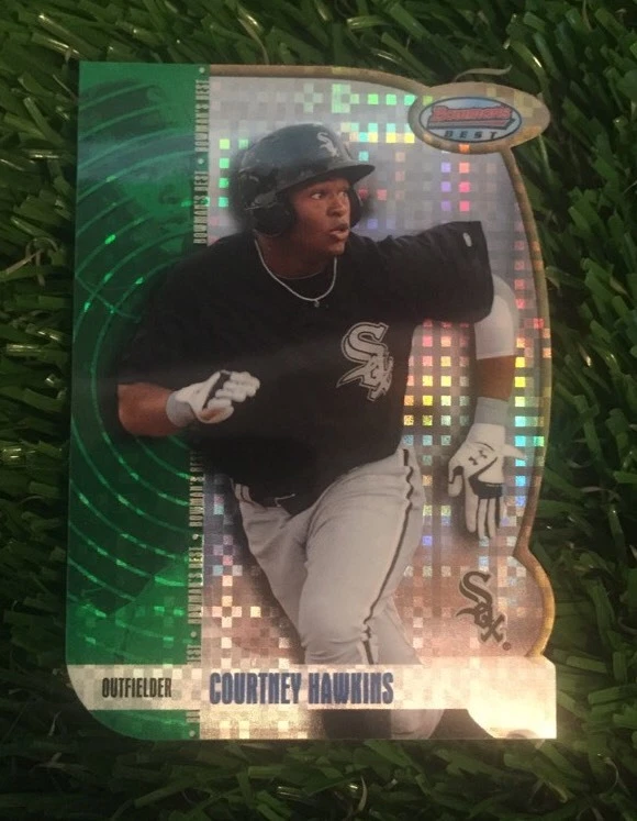 COURTNEY HAWKINS 2012 BOWMANS BEST XFRACTOR DIE-CUT #ED /25 SP
