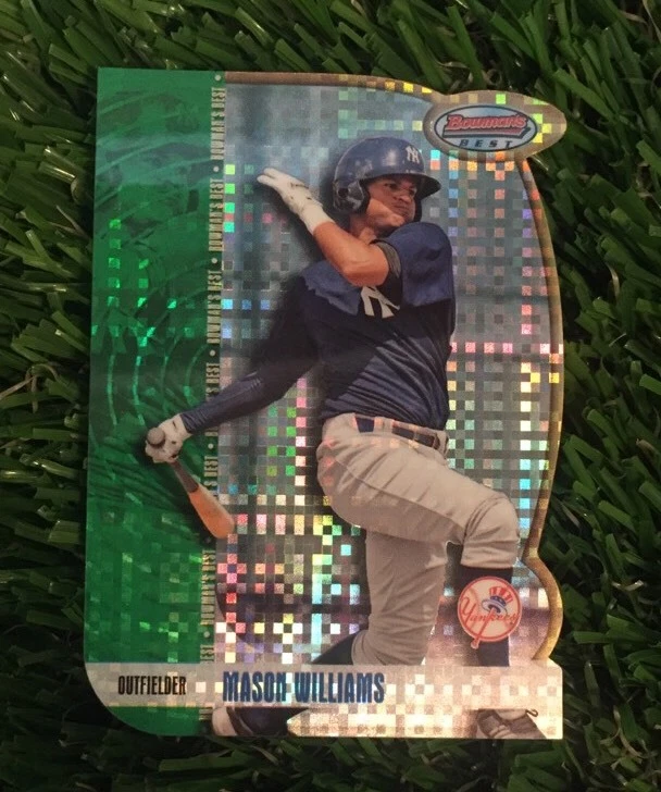 MASON WILLIAMS 2012 BOWMANS BEST XFRACTOR DIE-CUT #ED /25 SP
