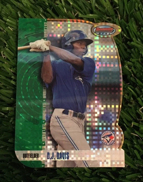 D.J DAVIS 2012 BOWMANS BEST XFRACTOR DIE-CUT #ED /25 SP
