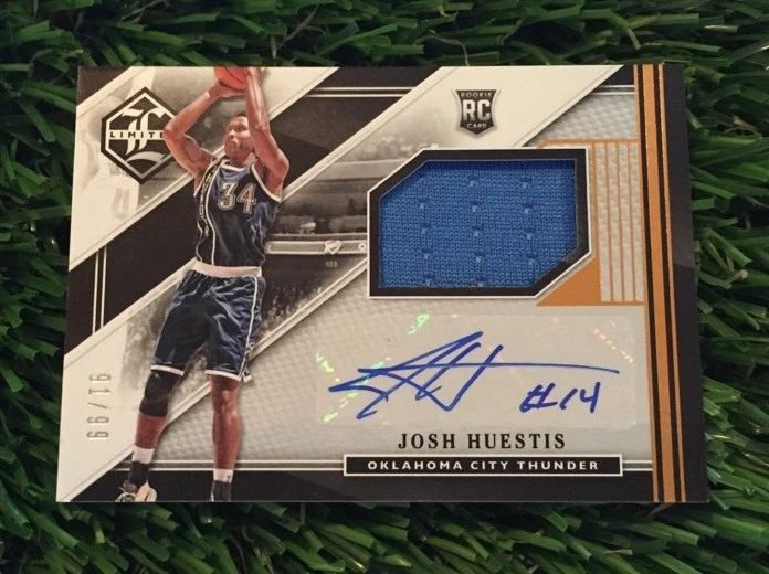 2016 Limited Basketball Josh Huestis Jersey Patch Auto Thunder #D /99
