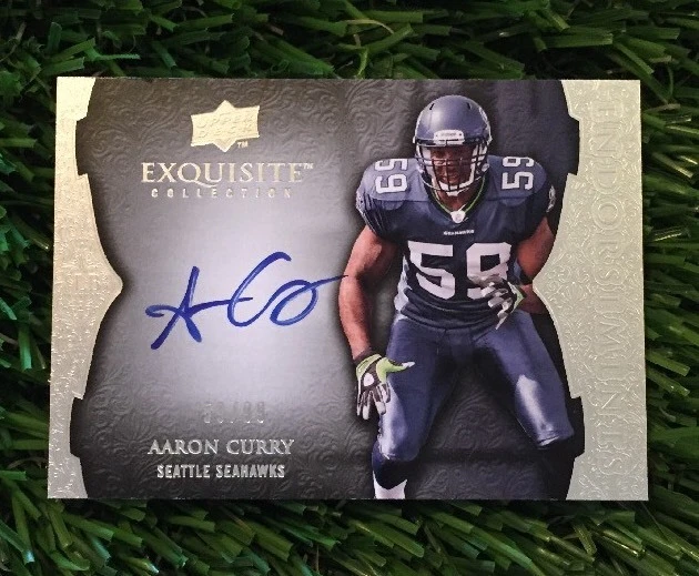 2009 Upper Deck Exquisite Collection Aaron Curry On Card Auto #D 59/99 eBay 1/1
