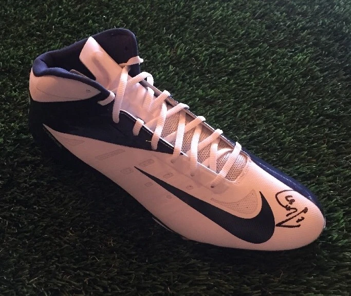 ED McCAFFREY Signed NIKE HYPERFUSE Football Cleat Shoe JSA/COA M90341 BRONCOS
