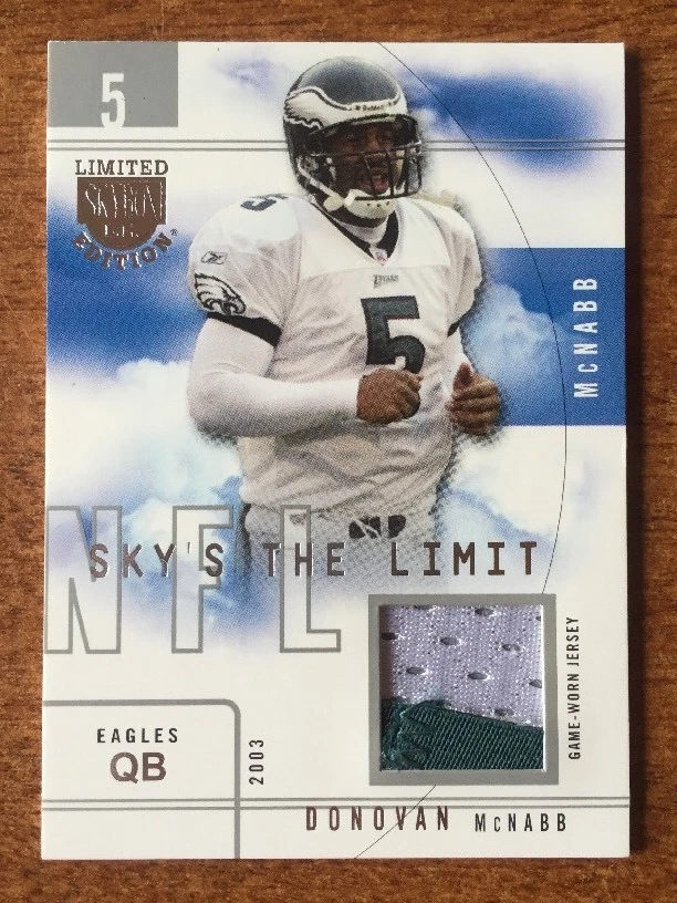 2004 SkyBox Limited Edition Sky's the Limit #SL-DM DONOVAN McNABB 2 CLR Patch
