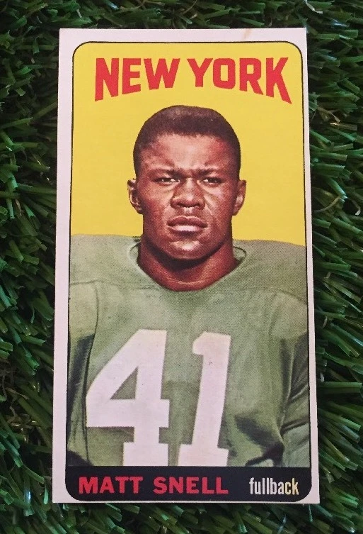 1965 Topps Football #127 Matt Snell SP EXMT See Pics
