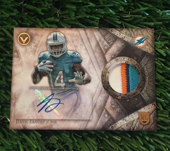 2014 Topps Valor JARVIS LANDRY 4 CLR Patch RC AUTO Miami Dolphins HOT
