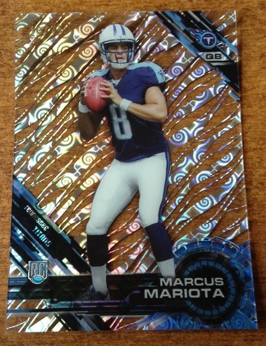2015 Topps High Tek Tidal Diffractor Marcus Mariota # /75 SP!!
