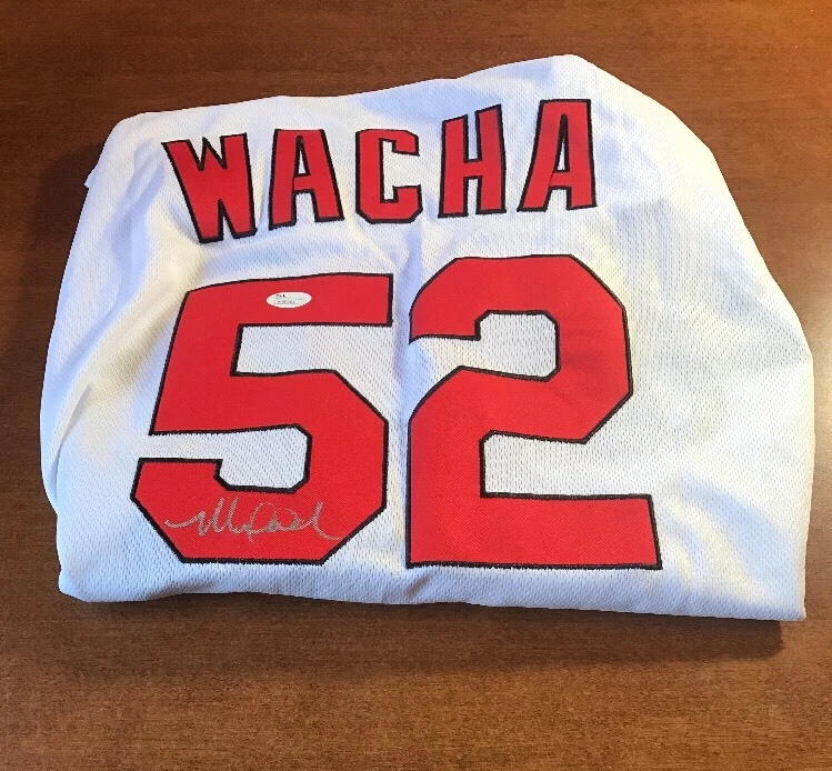 Michael Wacha Autographed St. Louis Cardinals Jersey JSA COA SIZE 50
