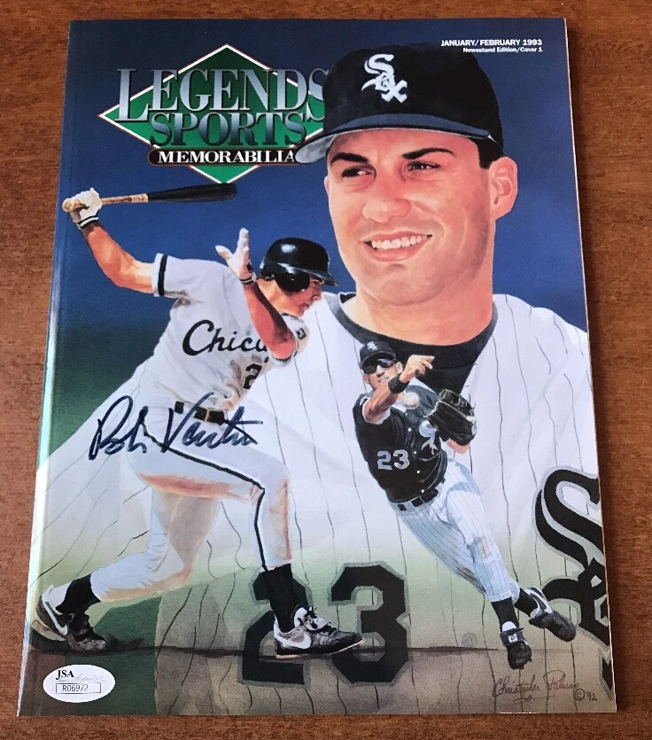 1993 Legends Sports ROBIN VENTURA Signed Magazine Autograph Auto Jsa Coa
