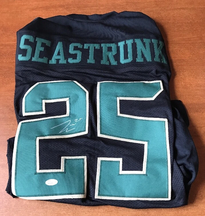 LACHE SEASTRUNK autographed signed Baylor Bears Jersey JSA Coa
