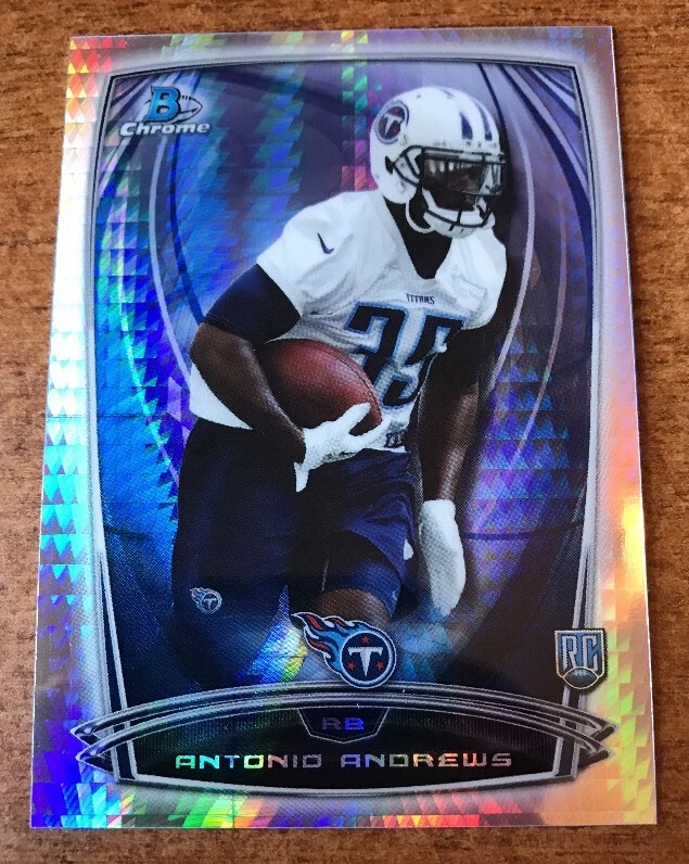 ANTONIO ANDREWS 2014 Bowman Chrome Prism Refractor Rookie #3/5
