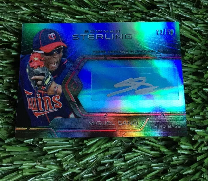 2013 Bowman Sterling Sapphire Miguel Sano Auto 23/50 Minnesota Twins
