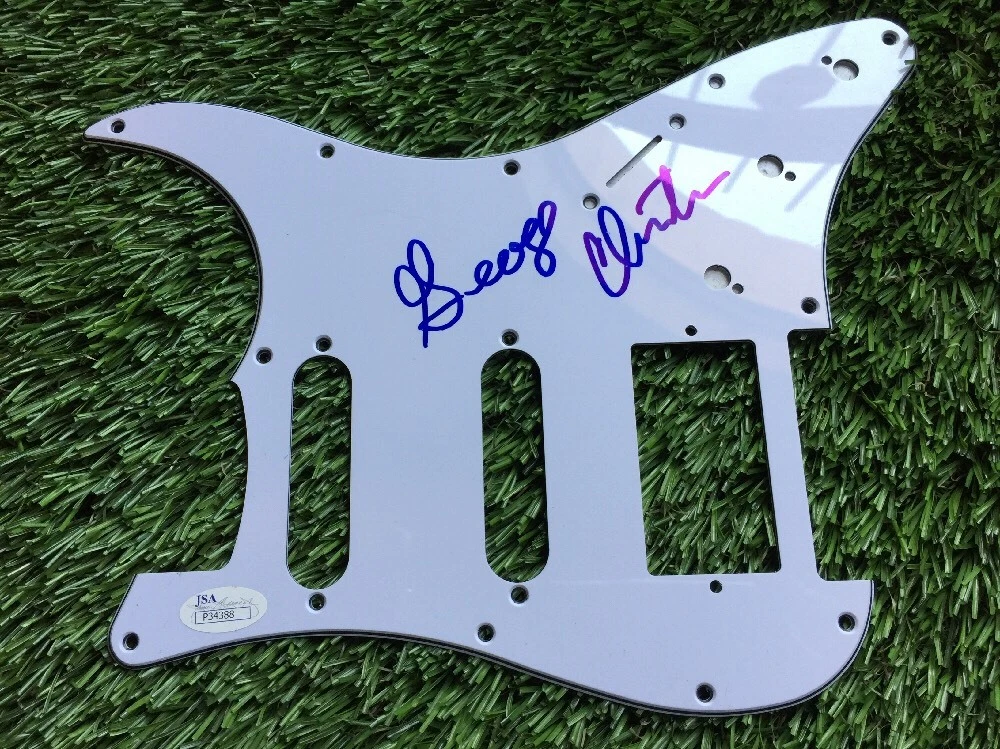 George Clinton Signed AUTOGRAPHED PICKGUARD JSA/COA
