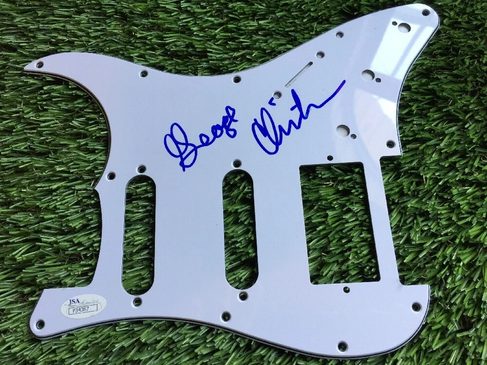 George Clinton Signed AUTOGRAPHED PICKGUARD JSA/COA
