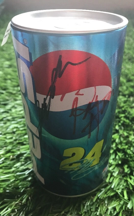 SIGNED Jeff Gordon @ RICK HENDRICK No. 2002 Monte Carlo 1:64 Car & Pepsi JSA COA
