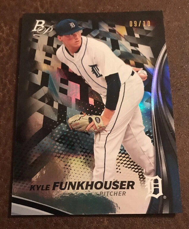 2017 Bowman Platinum KYLE FUNKHOUSER Black Parallel #09/10
