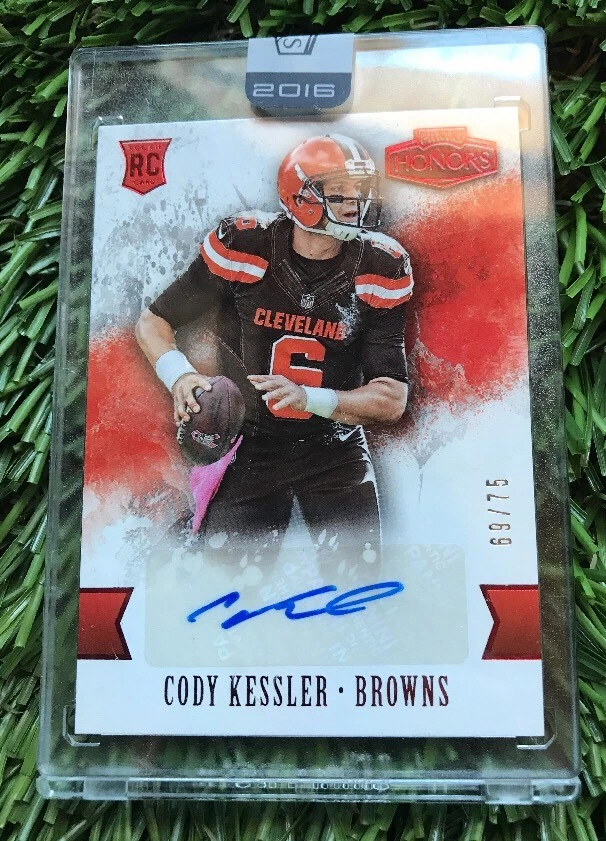 2016 Panini Honors Red Auto #80 Cody Kessler RC #d 69/75
