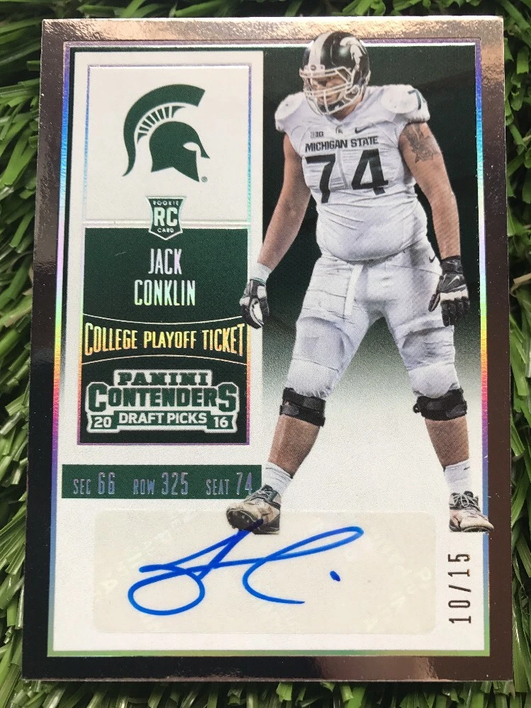 Jack Conklin 2016 Contenders Draft Picks Rookie Autograph RC Auto #236 10/15 SP
