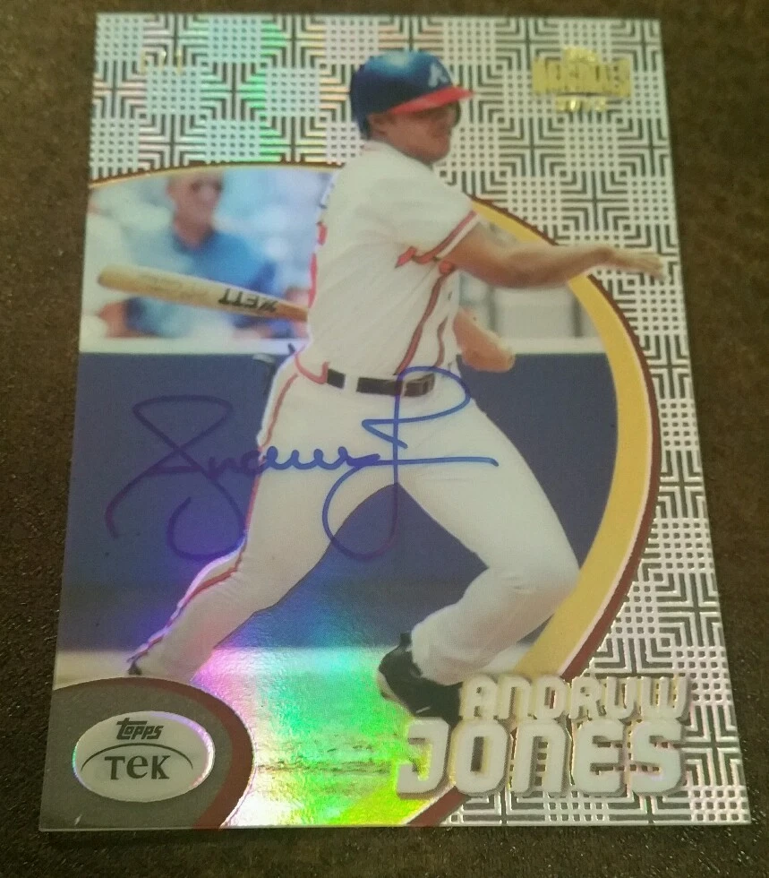 2015 Topps Originals 1998 TOPPS Tek Andruw Jones AUTO Braves 1/1 