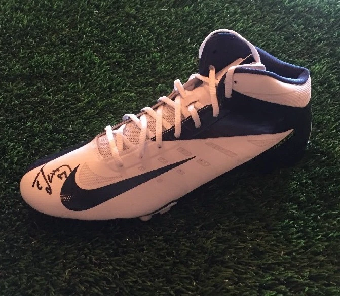 ED McCAFFREY Signed NIKE HYPERFUSE Football Cleat Shoe JSA/COA M90340 BRONCOS
