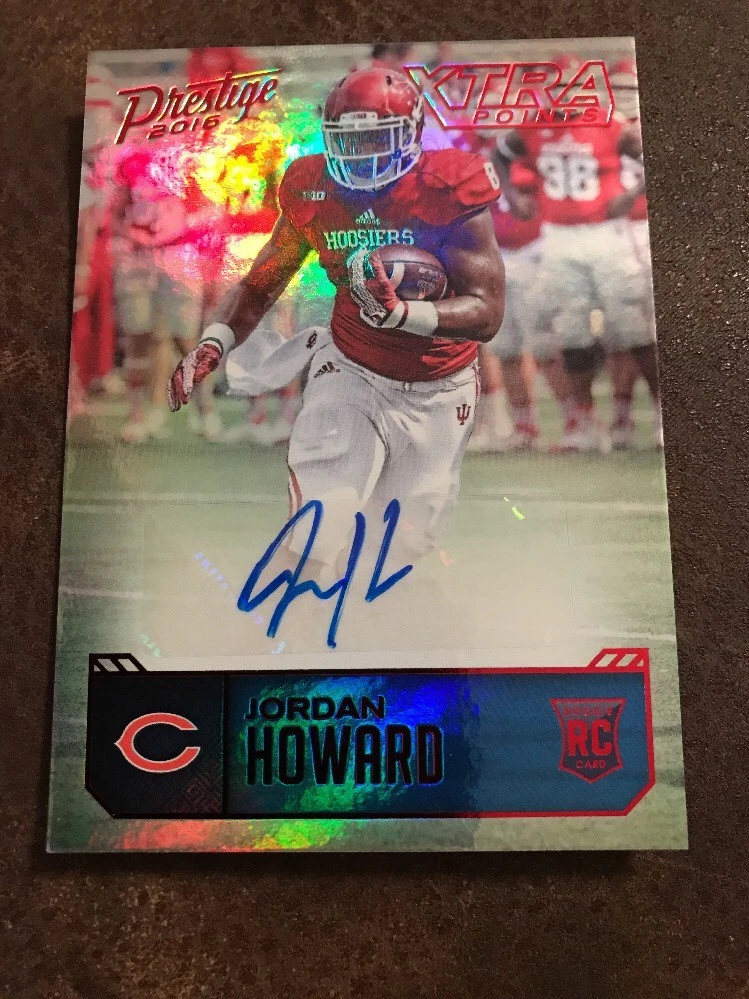 2016 Panini Prestige RC RED XTRA POINTS AUTO SP Jordan Howard (CHI)
