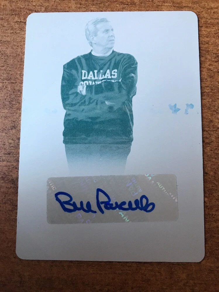 2016 Panini Limited Ink Printing Plate BILL PARCELLS true 1/1
