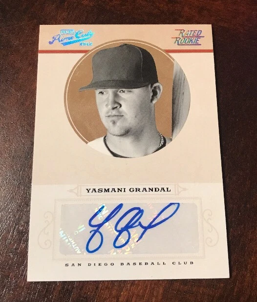 2012 Prime Cuts Century Silver YASMANI GRANDAL Autograph #ED /25 DODGERS
