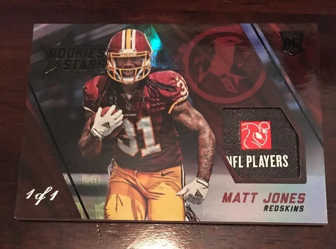 2015 Rookies and Stars Longevity Rookie LAUNDRY TAG NFL #1/1 Matt Jones
