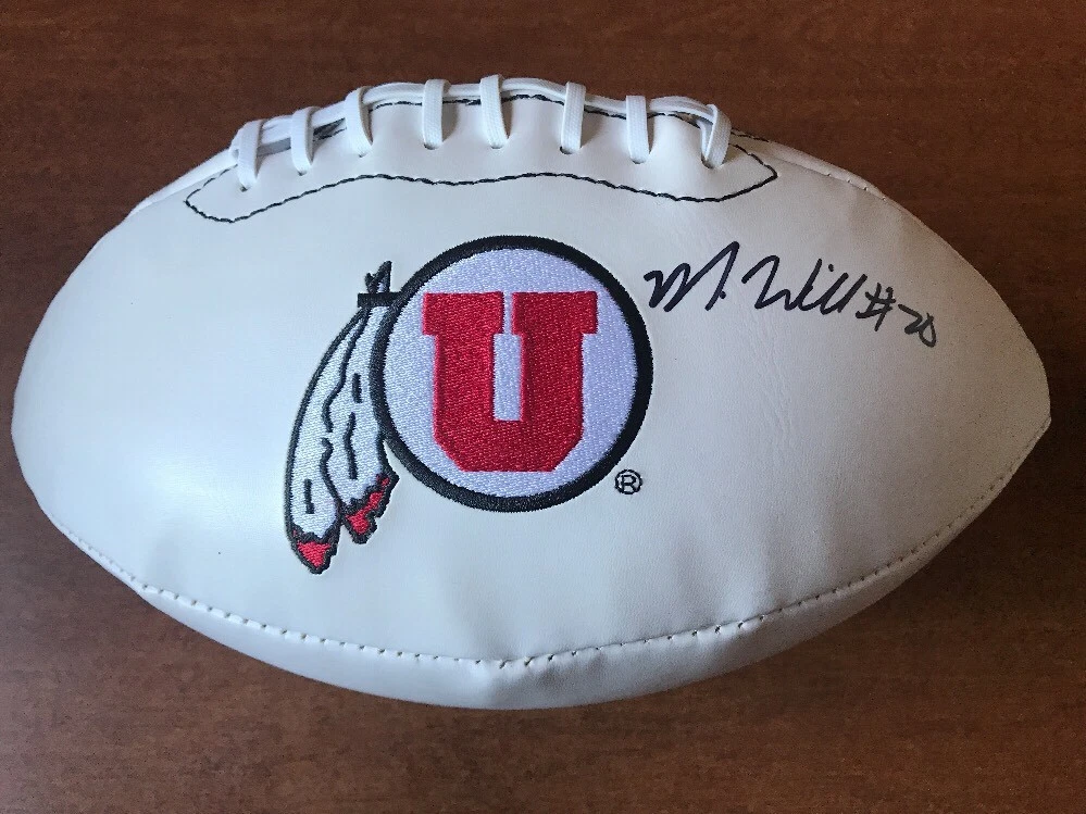 MARCUS WILLIAMS AUTOGRAPHED UTAH UTES FOOTBALL JSA/COA ROOKIE SAINTS
