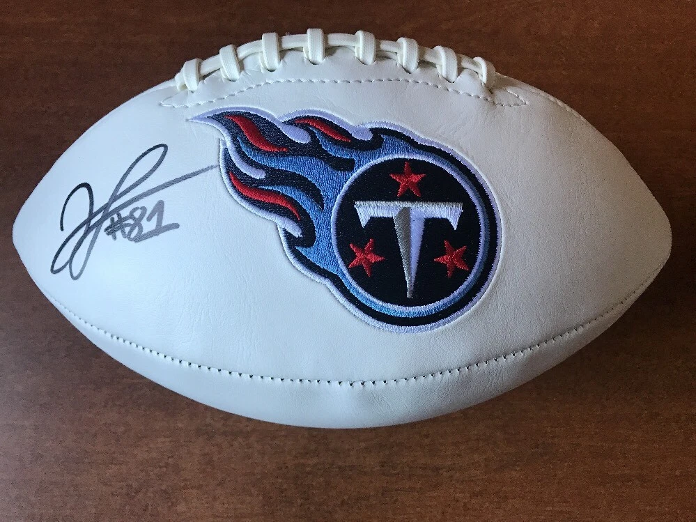 Tennessee Titans Jonnu Smith Signed TITANS FOOTBALL JSA COA
