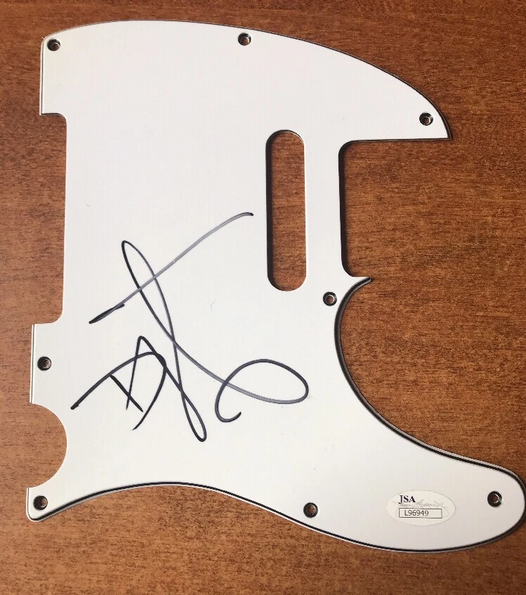 GFA Guns N' Roses Guitarist * DJ ASHBA * Signed PICKGUARD JSA STICKER ONLY
