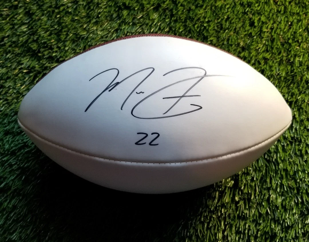 MATT FORTE SIGNED WHITE PANEL WILSON THE DUKE NFL FOOTBALL JSA/COA S71923 JETS
