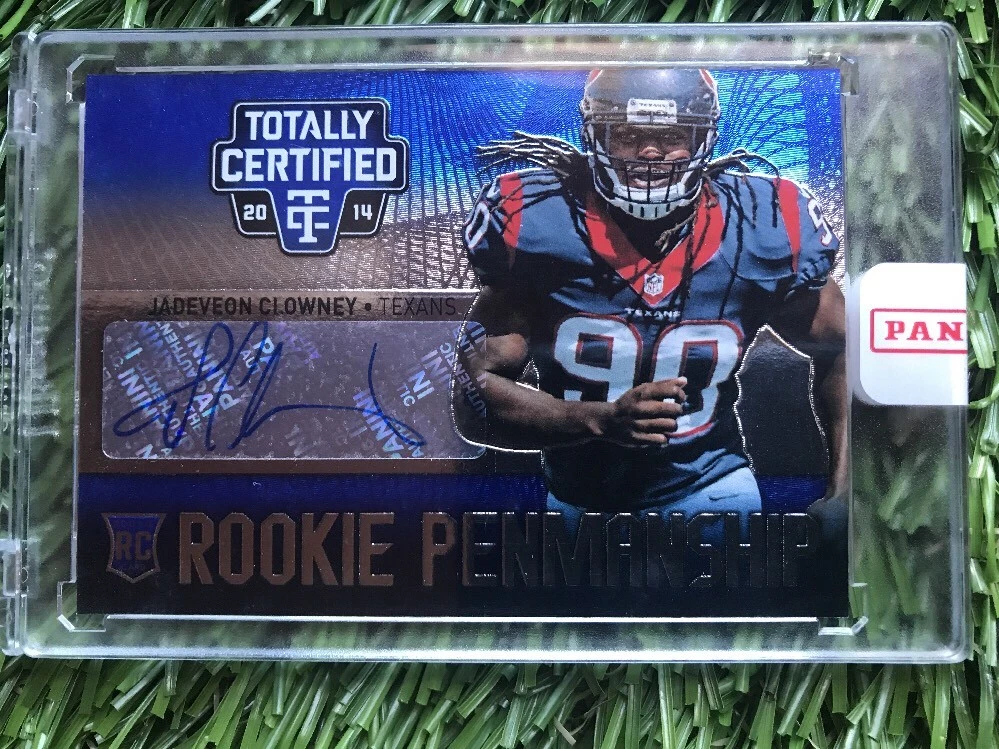 2014 Panini Totally Certified Jadeveon Clowney #6/10 Blue Penmanship AUTO
