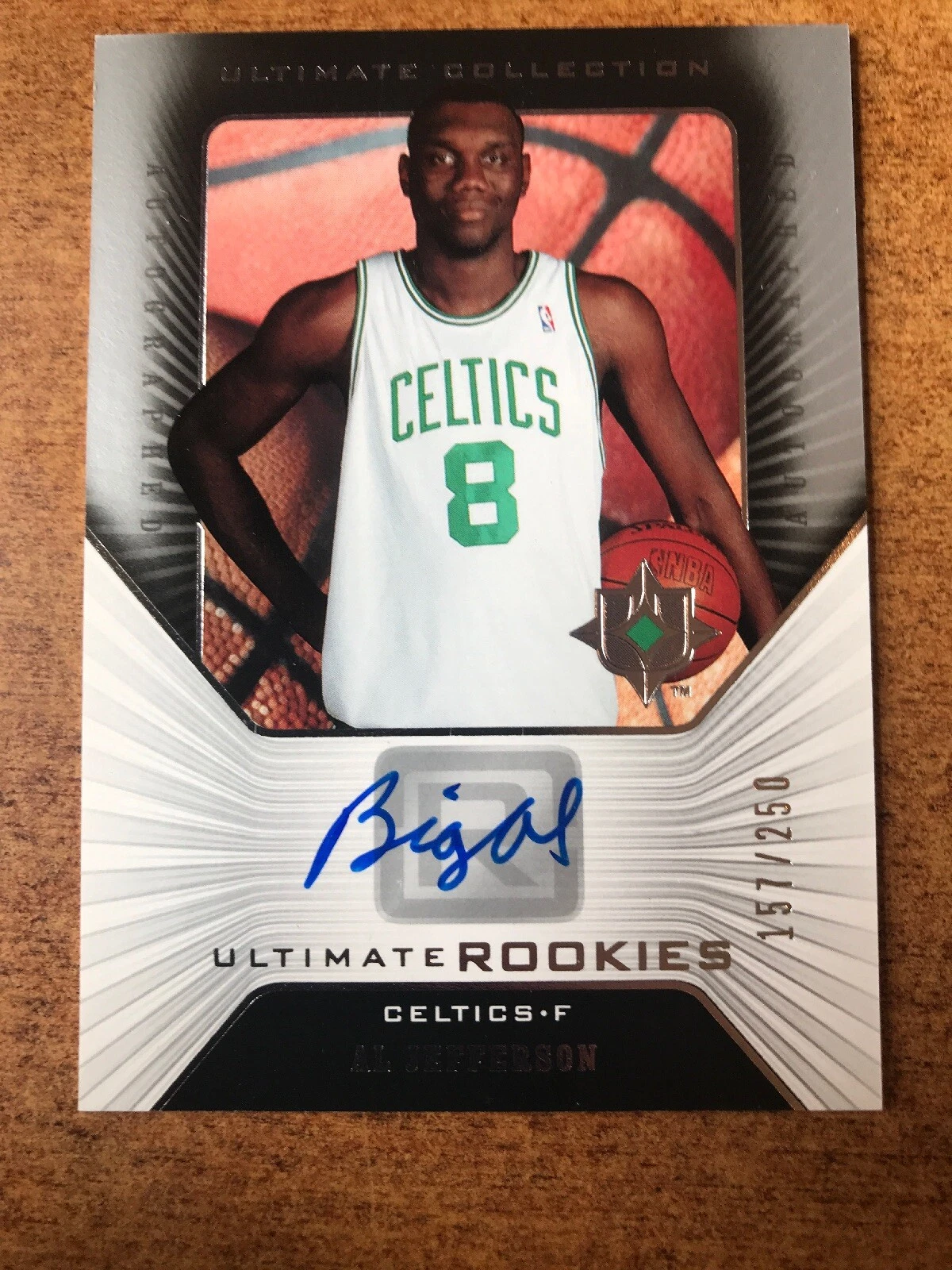 2004-05 Ultimate Collection #140 Al Jefferson RC Auto /250 -
