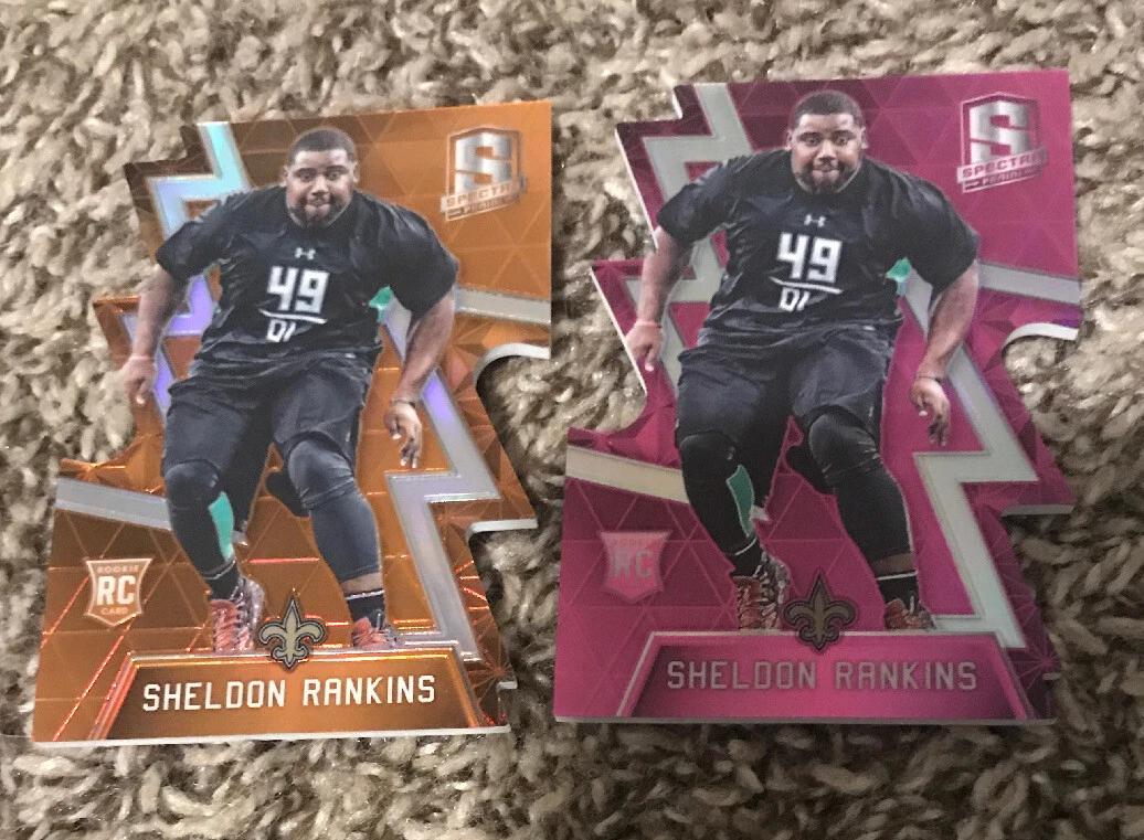 2016 Panini Spectra Die Cut Sheldon Rankins ORANGE 1/1 Pink 4/5 Rc Wow TRUE 1/1
