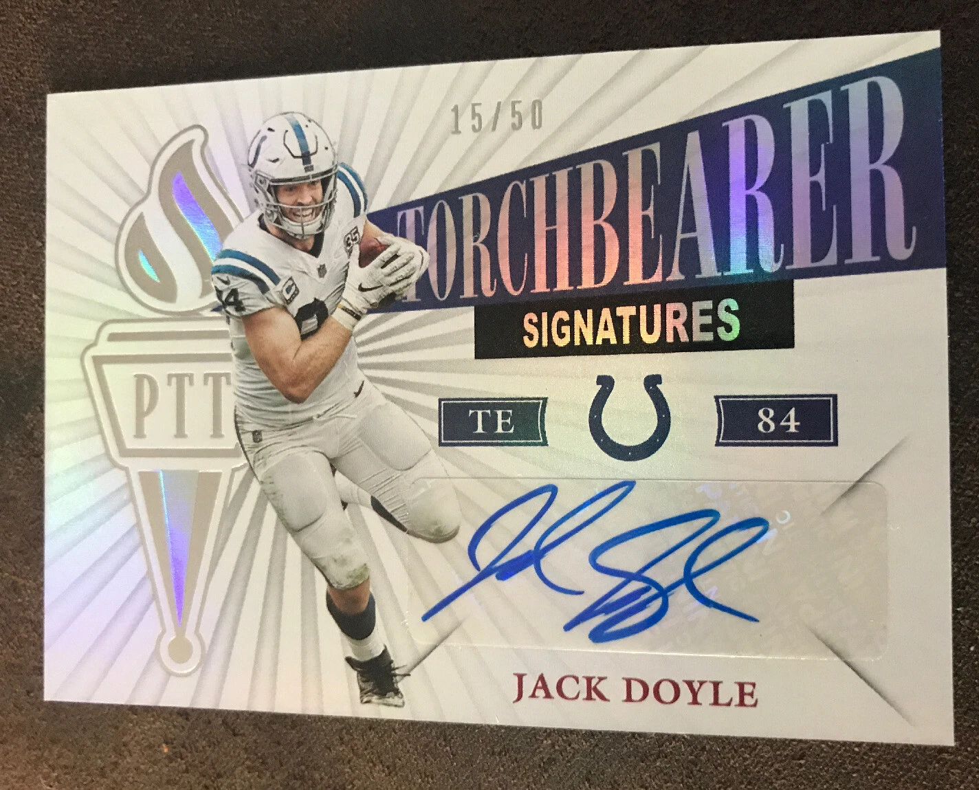 2019 Panini Passing The Torch Jack Doyle Autograph 6/50 Colts
