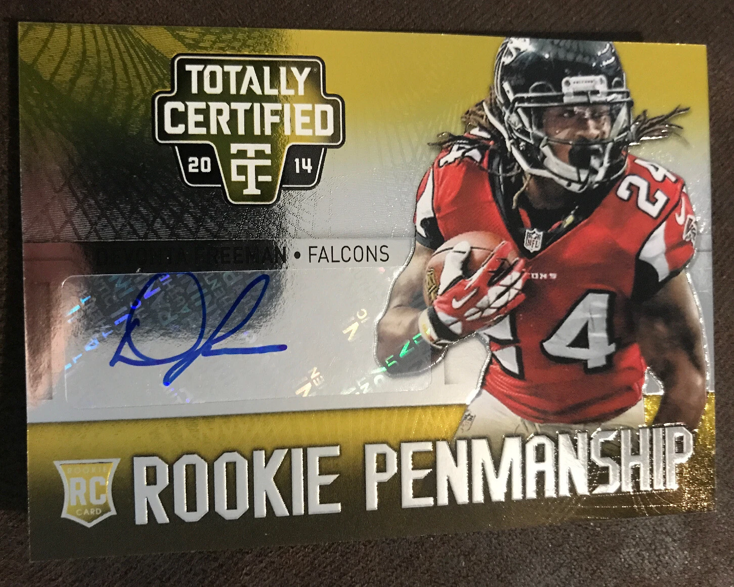 2014 Totally Certified Devonta Freeman Rookie Auto #9/10 SSP
