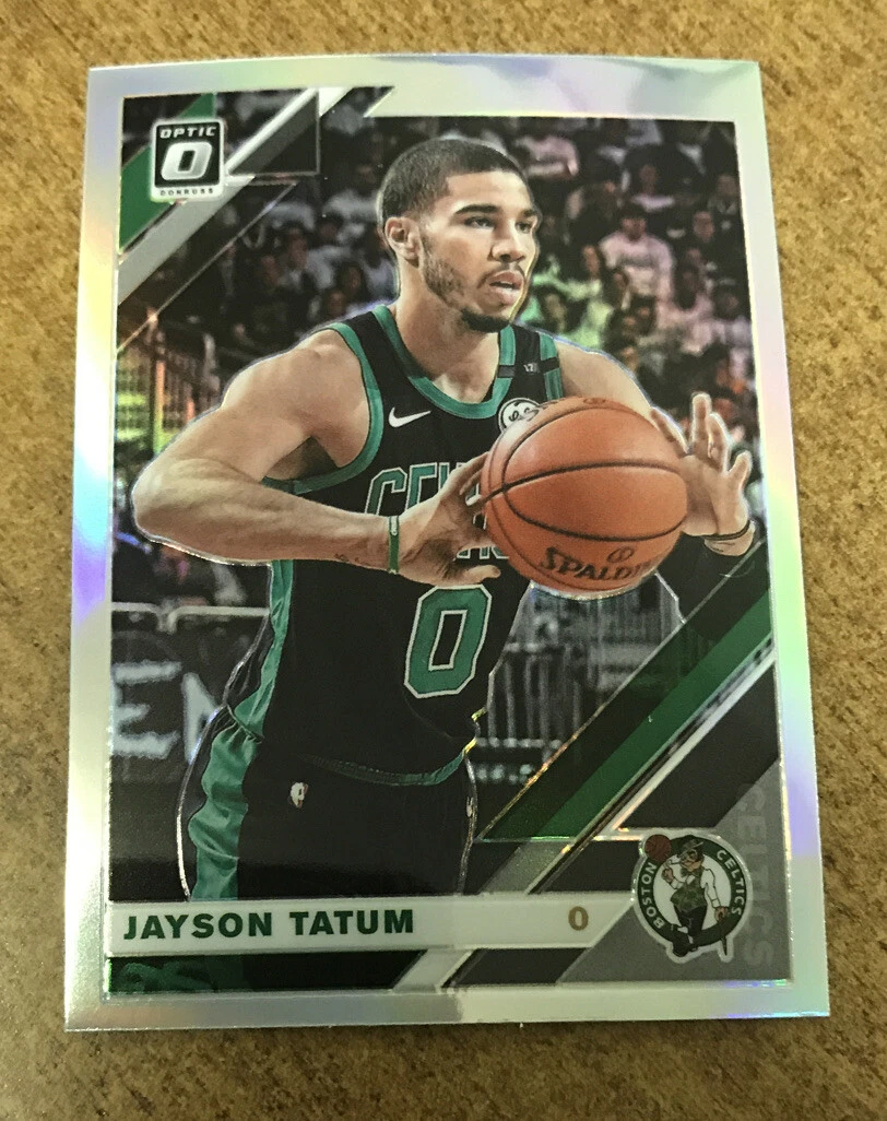 2019/20 Donruss Optic Jayson Tatum Silver Holo Prizm #82 Card
