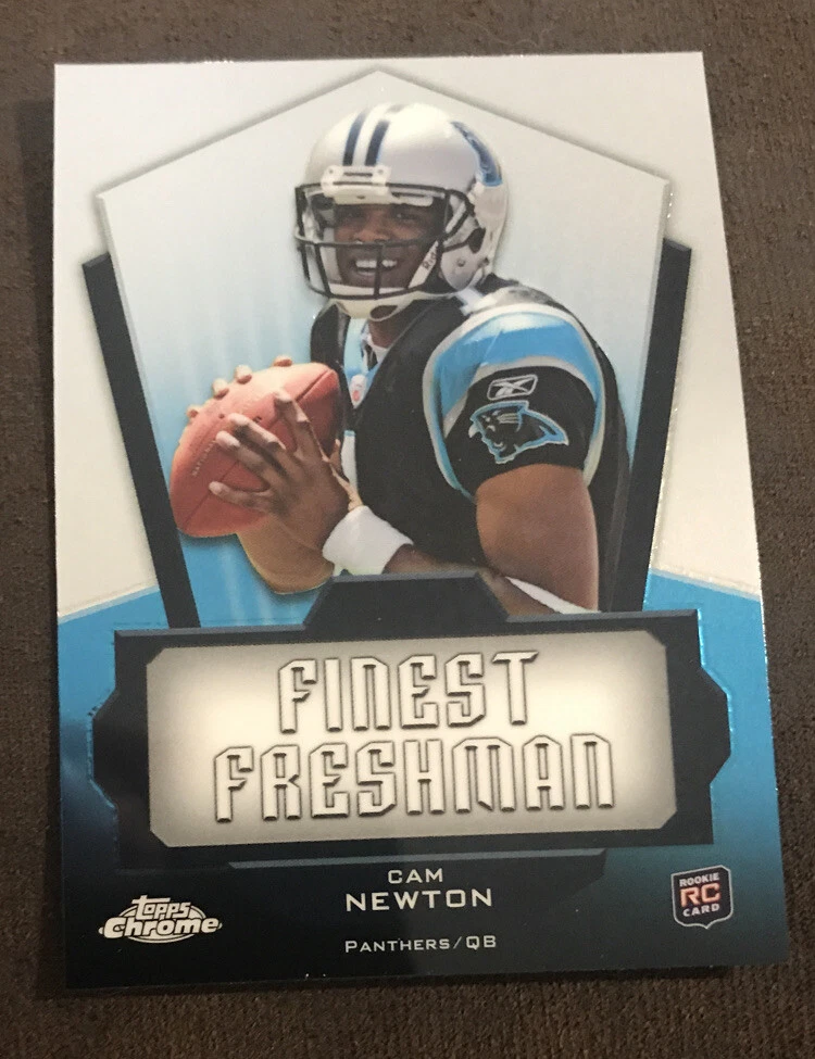 Cam Newton 2011 Topps chrome Finest Freshman #FF-CM PATRIOTS Rookie card
