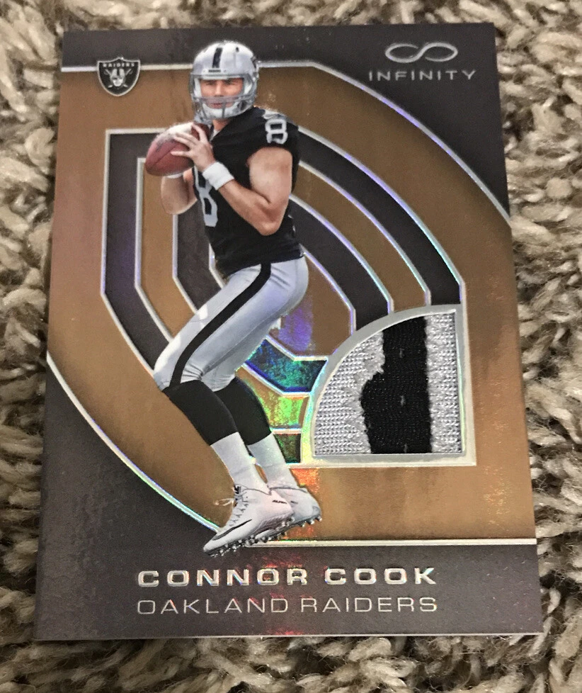 2016 Panini Infinity Rookie 2 COLOR PATCH Jerseys Prime #10 Connor Cook 3/8 SSP
