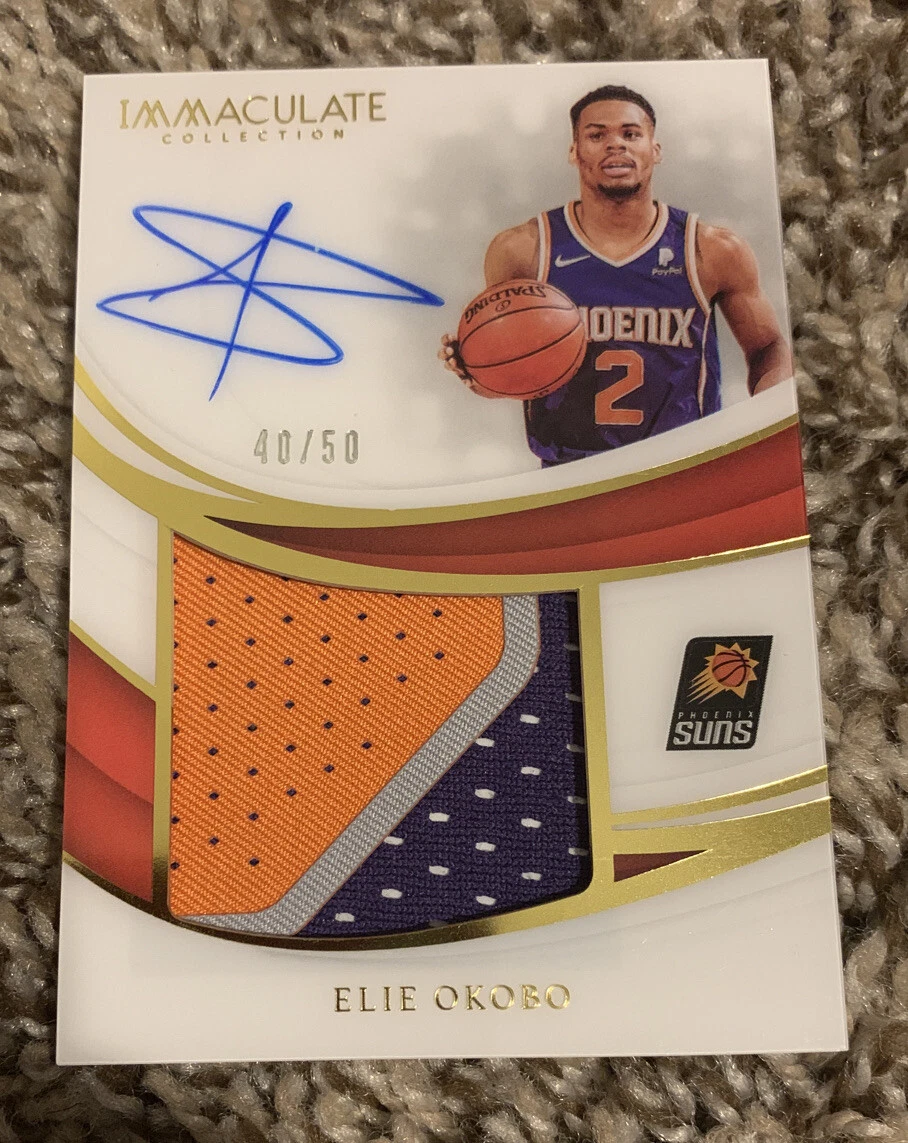 Elie Okobo Rookie Premium Patch Auto 2018-19 Immaculate 40/50

