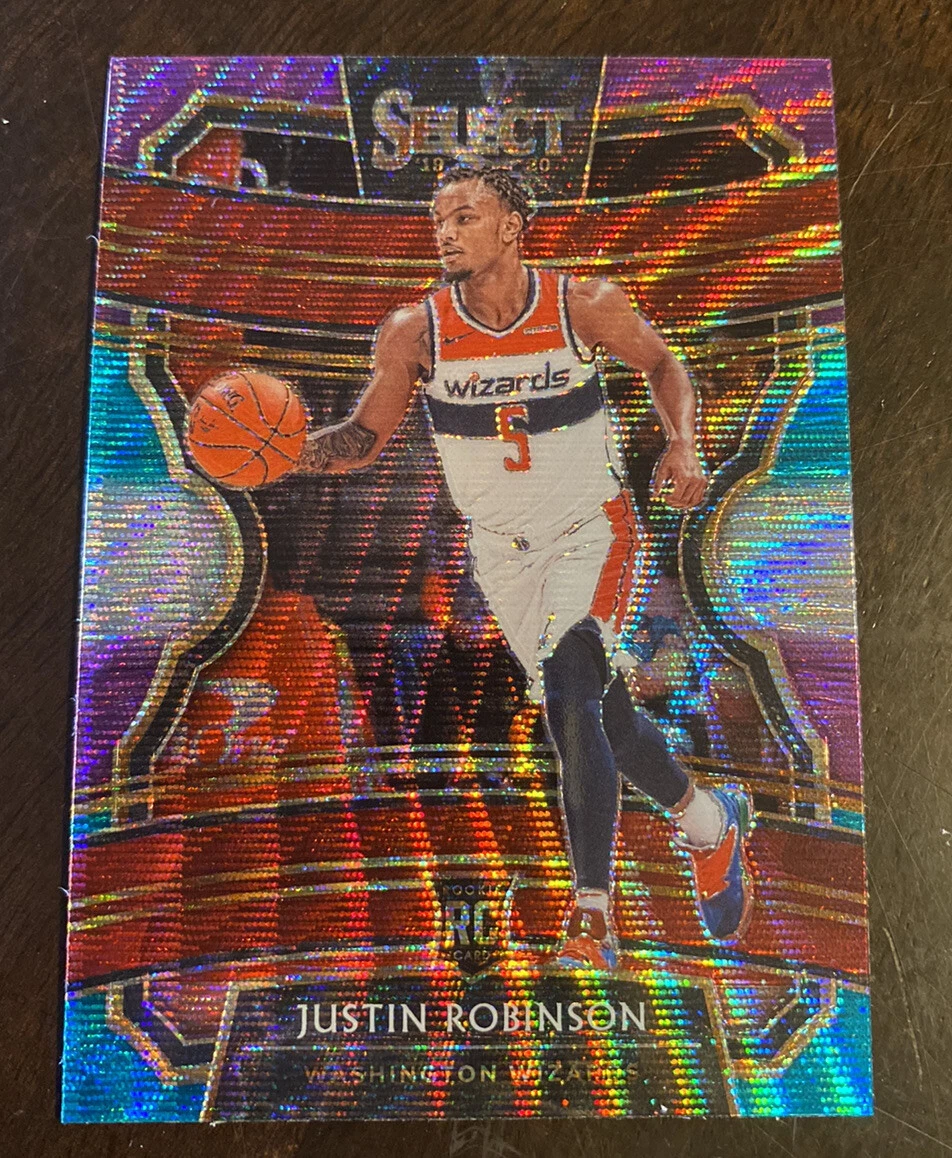2019 Select Justin Robinson Tri Color RC Prizm Concourse Wizards
