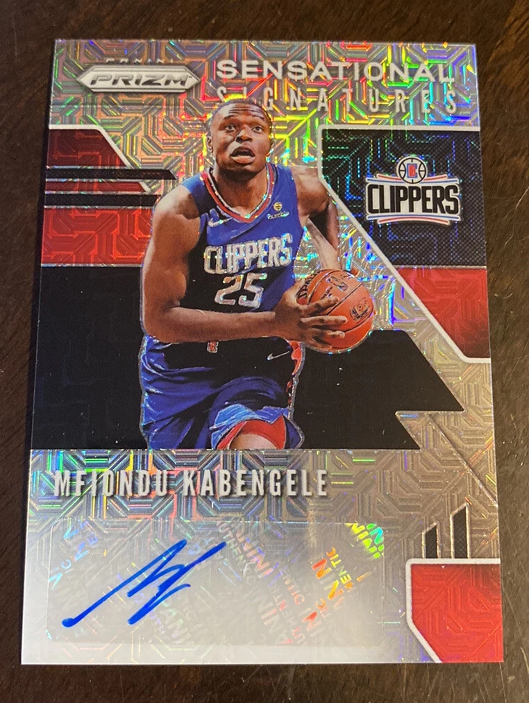 MFIONDU KABEGELE 2019-20 PANINI PRIZM SENSATIONAL SIGNATURES MOJO /25 RC AUTO

