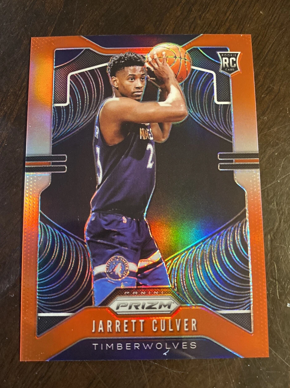 2019-20 PANINI PRIZM JARRETT CULVER RC ROOKIE RED PRIZM #/299 Timberwolves
