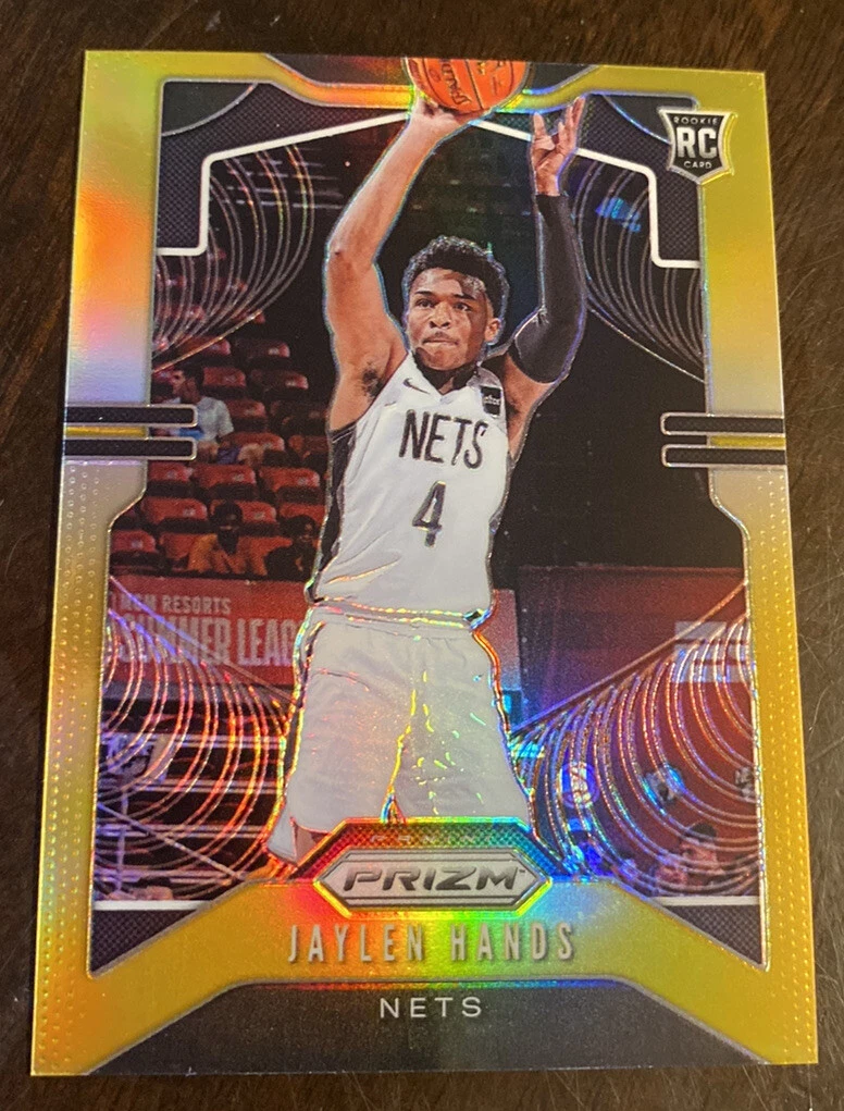 2019/20 Panini Prizm JAYLEN HANDS GOLD PRIZM #ED /10 TRUE GOLD NETS RC
