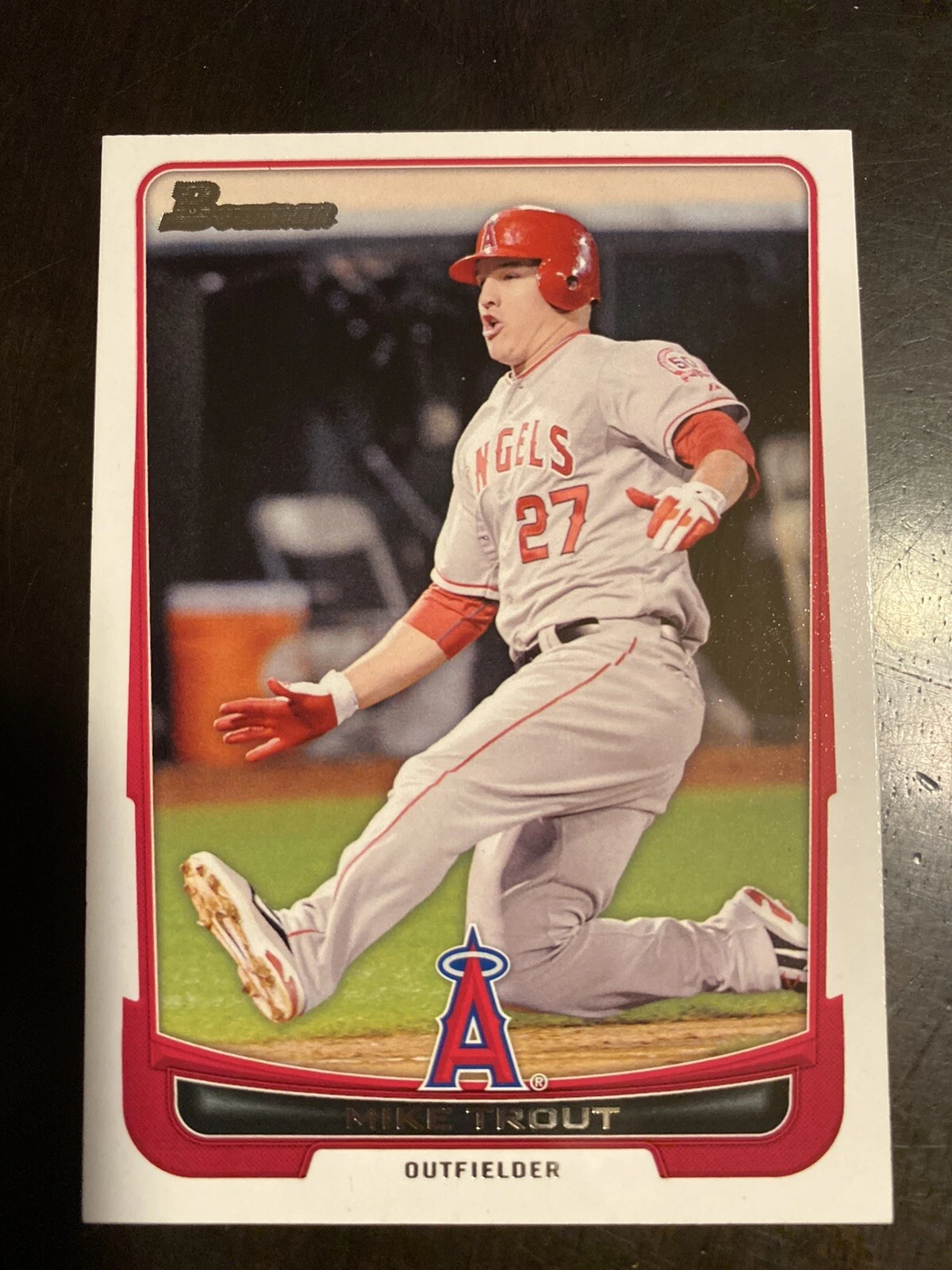 2012 Bowman Mike Trout #34 Angels Baseball Card

