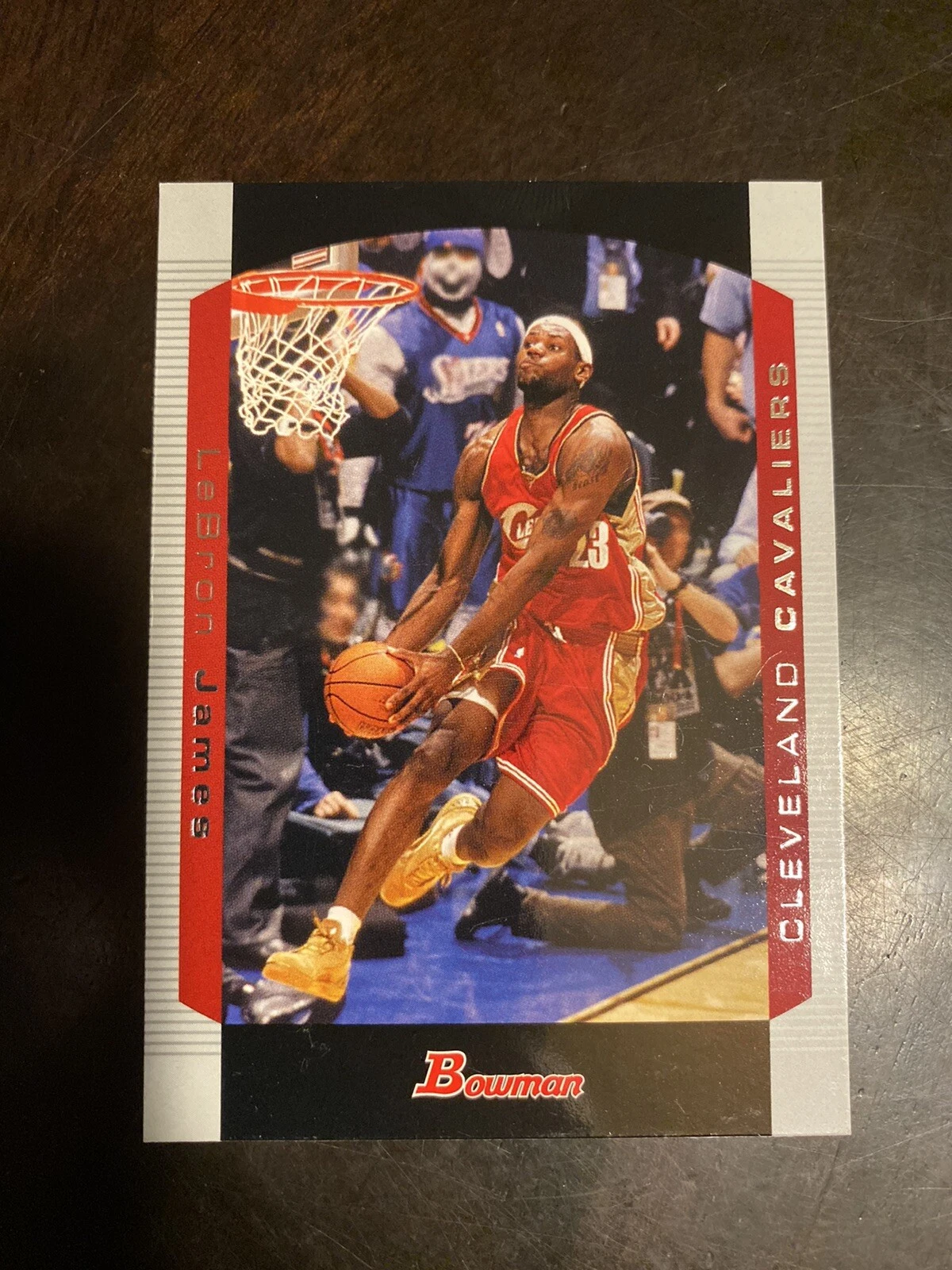 2004-05 Bowman #23 LeBRON JAMES 2nd Year Card Cavaliers

