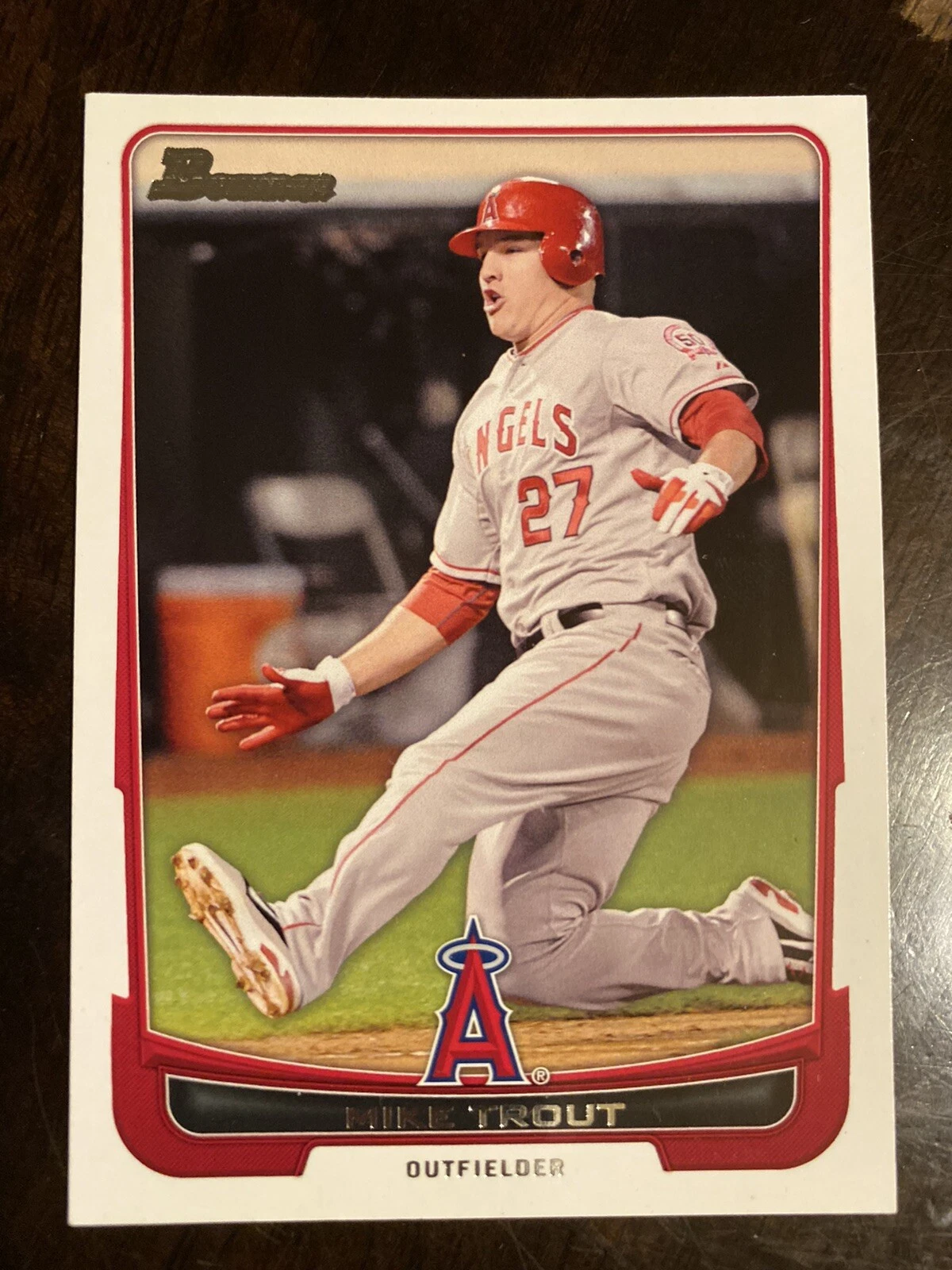 2012 Bowman Mike Trout #34 Angels Baseball Card
